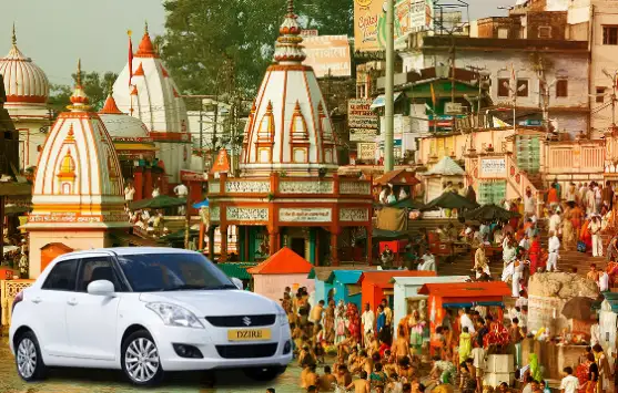 Udaipur to Haridwar Taxi
